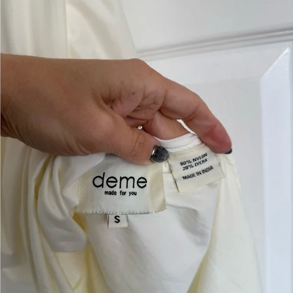 Deme by Gabriella Cynthia Dress Off White NEW with tag